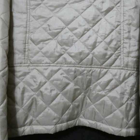 CASUAL IDENTITY | large | Camel Quilted Jacket With Gold Button-Up Front | NWOT - Picture 15 of 16